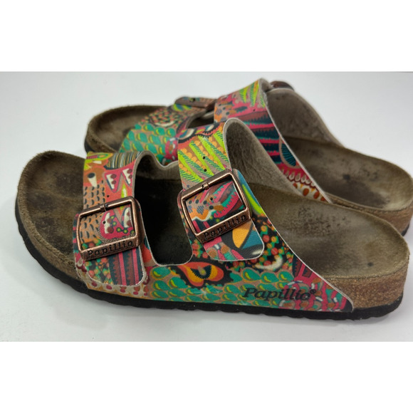 Birkenstock Papillio Dorothy Sandal African Wax Raspberry Slides Size 39 US 8 - Picture 9 of 13